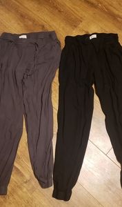 Black and Charcoal Pants